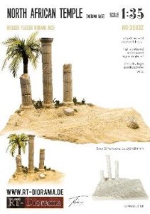 画像1: RTディオラマ[RTD35032]1/35 ディオラマベース：北アフリカの神殿 (1)