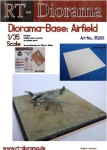 画像1: RTディオラマ[RTD35293]1/35 ディオラマベース：飛行場 (1)