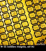 Rado Miniatures[RDM16PE05]1/16 WWII 武装親衛隊隊員記章セット♯2