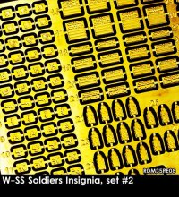 Rado Miniatures[RDM35PE08]1/35 WWII ドイツ武装親衛隊記章セット♯2