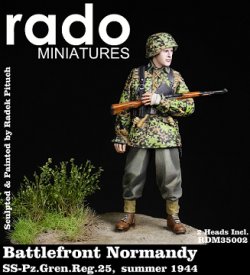 画像1: Rado Miniatures[RDM35002] 1/35 WWII独 武装親衛隊第25装甲擲弾兵連隊 兵士 1944夏