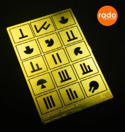 画像2: Rado Miniatures[RDM16PE10]1/16 WWII ドイツ ツィタデレ作戦(クルスクの戦い1943)の戦闘車両用マーキングテンプレート