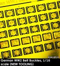 Rado Miniatures[RDM16PE18]1/16 WWII ドイツ ベルトバックルセット(国防軍/武装親衛隊/警察/国家労働奉仕団/突撃隊/海軍/空軍など用)