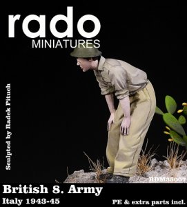 画像1: Rado Miniatures[RDM35007]1/35 WWII英 第8軍兵士 イタリア 1943-45 #1 (1)