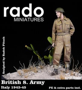 画像1: Rado Miniatures[RDM35008]1/35 WWII英 第8軍兵士 イタリア 1943-45 #2 (1)