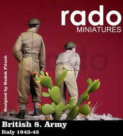画像4: Rado Miniatures[RDM35009]1/35 WWII英 第8軍兵士 イタリア 1943-45 2体セット