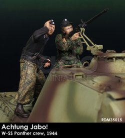 画像2: Rado Miniatures[RDM35015]1/35 敵機襲来！SS戦車兵 ノルマンディ1944(2体セット)