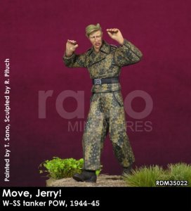 画像1: Rado Miniatures[RDM35022]1/35 WWII 独 SSドイツ武装親衛隊 投降に応じて手を上げるドイツSS戦車兵 1944-45 (1)