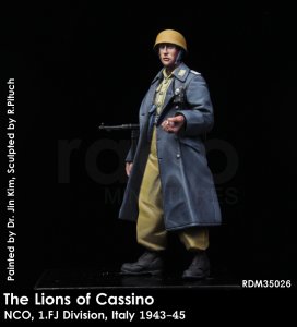 画像1: Rado Miniatures[RDM35026]1/35 WWII 独 カッシーノのライオン(1) 1'FJ(第1降下猟兵師団)下士官 イタリア 1943-45 (1)