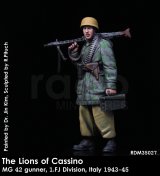 Rado Miniatures[RDM35027]1/35 WWII 独 カッシーノのライオン(2) 1'FJ(第1降下猟兵師団)MG42ガンナー イタリア 1943-45