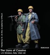 Rado Miniatures[RDM35028]1/35 WWII 独 カッシーノのライオン(3) 1'FJ(第1降下猟兵師団)MG43射撃チーム イタリア1943-45年