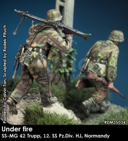 画像3: Rado Miniatures[RDM35034]1/35 WWII 独 ドイツ武装の親衛隊MG射撃チーム 第12SS装甲師団「ヒトラーユーゲント」ノルマンディー1944