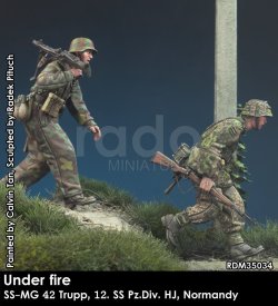 画像4: Rado Miniatures[RDM35034]1/35 WWII 独 ドイツ武装の親衛隊MG射撃チーム 第12SS装甲師団「ヒトラーユーゲント」ノルマンディー1944