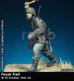 画像2: Rado Miniatures[RDM35040]1/35 WWII ドイツ武装親衛隊上等兵「投擲!」ノルマンディー1944