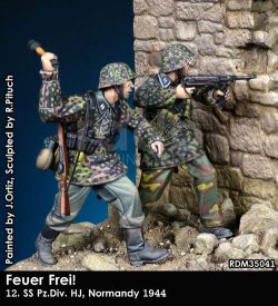 画像2: Rado Miniatures[RDM35041]1/35 WWII ドイツ武装親衛隊 第12SS装甲師団ヒトラーユーゲント「投擲!」ノルマンディー1944