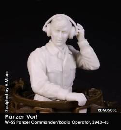 画像2: Rado Miniatures[RDM35061]1/35 WWII ドイツ 武装親衛隊戦車兵＃4 車長/無線手 1943-45