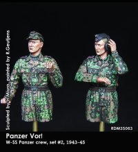 Rado Miniatures[RDM35063]1/35 WWII ドイツ 「パンツァー・フォー！」武装親衛隊戦車兵セット＃2 1943-45(2体入)