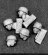 画像2: Rado Miniatures[RDM35H06]1/35 WWII ドイツ降下猟兵(FJ)用ヘルメットw/ヘッドセット2(5個入) (2)