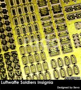 Rado Miniatures[RDM35PE02]1/35 WWII 独 ドイツ空軍兵士記章エッチングパーツセット