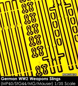 画像1: Rado Miniatures[RDM35PE18]1/35 WWII ドイツ 小火器スリングセット(MP40/StG44/Kar98k/MG34/MG42用)