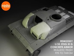 画像2: Rado Miniatures[RDM35S07]1/35 WWII ドイツ III号突撃砲G型用コンクリート装甲セット(タコム用 2タイプ入)
