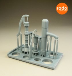 画像2: Rado Miniatures[RDM35S09]1/35 1930-40年代の手押しポンプ(3タイプ 3Dプリント製)
