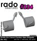 画像1: Rado Miniatures[RDM35S102]1/35 WWII ドイツ Sd.Kfz.234 8輪重装甲車シリーズ用 工場出荷時マフラー(汎用) (1)