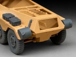 画像3: Rado Miniatures[RDM35S103]1/35 WWII ドイツ Sd.Kfz.234 8輪重装甲車シリーズ用 現地改修マフラー(汎用)