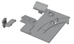 画像4: Rado Miniatures[RDM35S108]1/35 WWII ドイツ ヘッツァー駆逐戦車 戦闘室天面セット(タコム用)