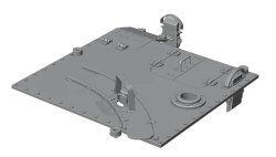 画像6: Rado Miniatures[RDM35S108]1/35 WWII ドイツ ヘッツァー駆逐戦車 戦闘室天面セット(タコム用)