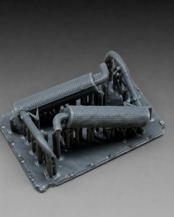 画像2: Rado Miniatures[RDM35S109]1/35 WWII ドイツ ヘッツァー駆逐戦車極初期/初期型 排気マフラー メッシュ付(新品/変形2個入)