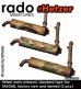 画像1: Rado Miniatures[RDM35S110]1/35 WWII ドイツ ヘッツァー駆逐戦車初期型/中期型 標準排気マフラー(タコム用 新品/変形3個入) (1)
