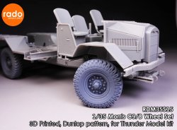 画像5: Rado Miniatures[RDM35S15]1/35 WWII イギリス モーリスボフォースC9/B用自重変形タイヤセット＃1 ダンロップタイヤ(3Dプリント製 サンダーモデル用)