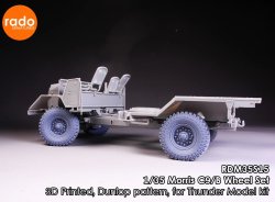 画像6: Rado Miniatures[RDM35S15]1/35 WWII イギリス モーリスボフォースC9/B用自重変形タイヤセット＃1 ダンロップタイヤ(3Dプリント製 サンダーモデル用)