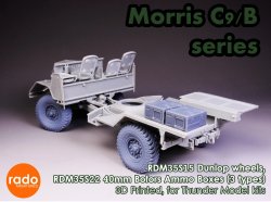 画像8: Rado Miniatures[RDM35S15]1/35 WWII イギリス モーリスボフォースC9/B用自重変形タイヤセット＃1 ダンロップタイヤ(3Dプリント製 サンダーモデル用)