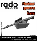 Rado Miniatures[RDM35S57]1/35 WWII ドイツ ヘッツァー用 MG42車内操作式機銃