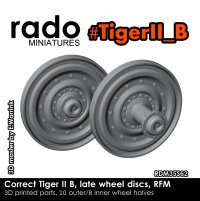 Rado Miniatures[RDM35S62]1/35 WWII ドイツ キングタイガー 後期タイプ転輪セット(ライフィールドモデル用)