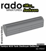 Rado Miniatures[RDM35S86]1/35 WWII アメリカ M36駆逐戦車 排気ディフレクター(タミヤ用)