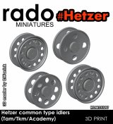 Rado Miniatures[RDM35S87]1/35 WWII ドイツ ヘッツァー駆逐戦車 誘導輪セット(8個入 タミヤ/タコム/アカデミー用)
