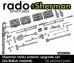 画像1: Rado Miniatures[RDM35S93]1/35 WWII アメリカ/イギリス M4シャーマン中戦車用 外装アップグレードセット(米/英軍用) (1)