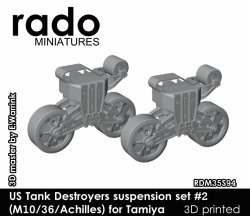 画像1: Rado Miniatures[RDM35S94]1/35 WWII アメリカ駆逐戦車 サスペンションセット＃2(タミヤM10/M36/アキリーズ用)