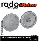Rado Miniatures[RDM35S97]1/35 WWII ドイツ ヘッツァー駆逐戦車 中期型転輪セット(タコム2171/2171X/2181用)