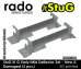 画像1: Rado Miniatures[RDM35S98]1/35 WWII ドイツ III号突撃砲 初期型排気ディフレクター(2個入) (1)
