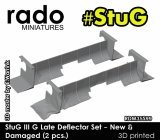 Rado Miniatures[RDM35S99]1/35 WWII ドイツ III号突撃砲 後期型排気ディフレクター(2個入)