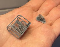 画像2: Rado Miniatures[RDM72S03]1/72 WWII ドイツ ヘッツァー駆逐戦車用後期型マフラー(ヴェスピッド用 3Dプリント製 1個入)