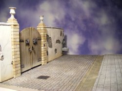画像2: Reality in Scale[RIS35046]古びた塀