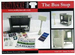 画像1: Reality in Scale[RIS35050]バス トラムの停車場 (1)