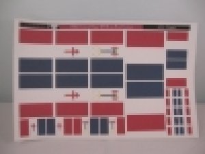 画像1: Reality in Scale[RIS35061]本物の布に印刷されたフランス/ヴィシーフランス旗 (1)