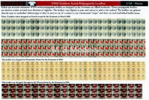画像1: Reality in Scale[RIS35065]独軍　空中散布のプロパガンダリーフレット (1)