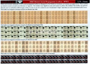 画像1: Reality in Scale[RIS35067]英軍　空中散布のプロパガンダリーフレット (1)